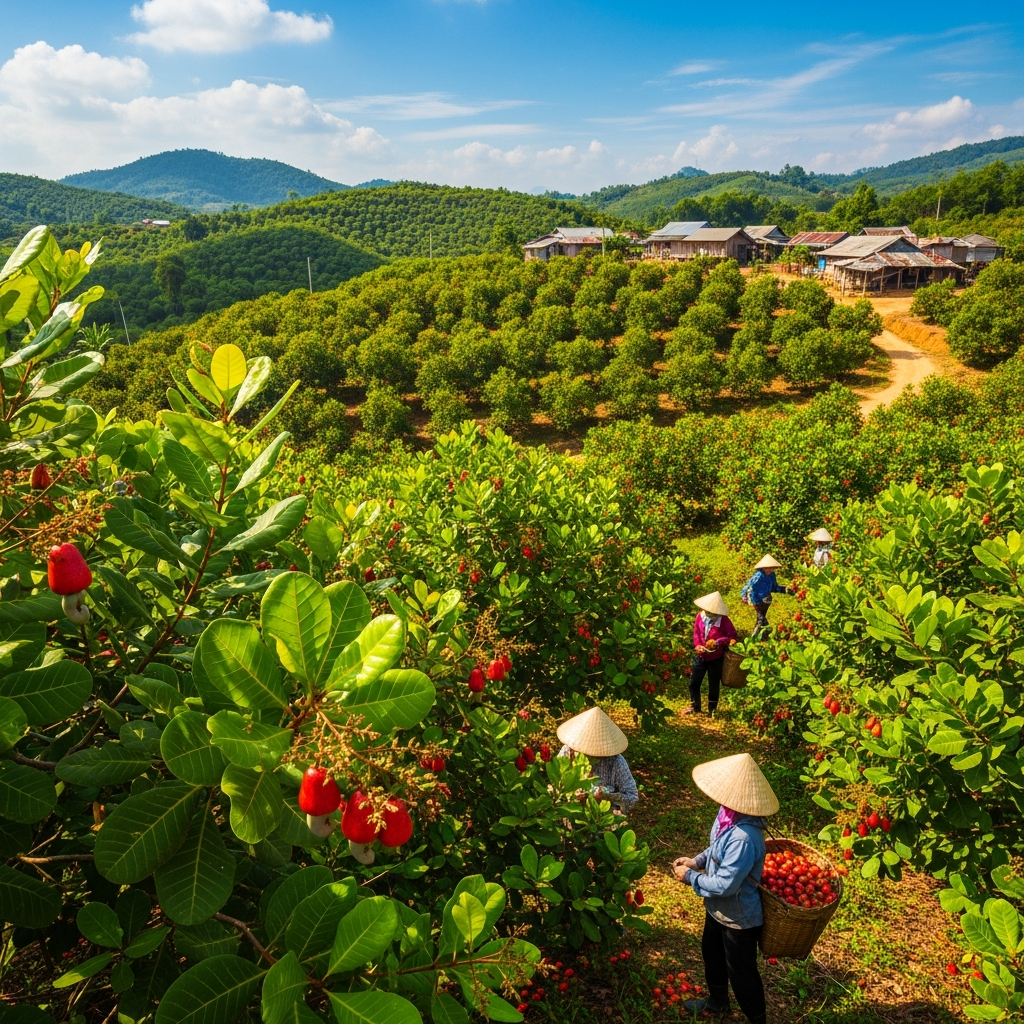 Nông trường điều Bình Phước tiêu chuẩn Organic