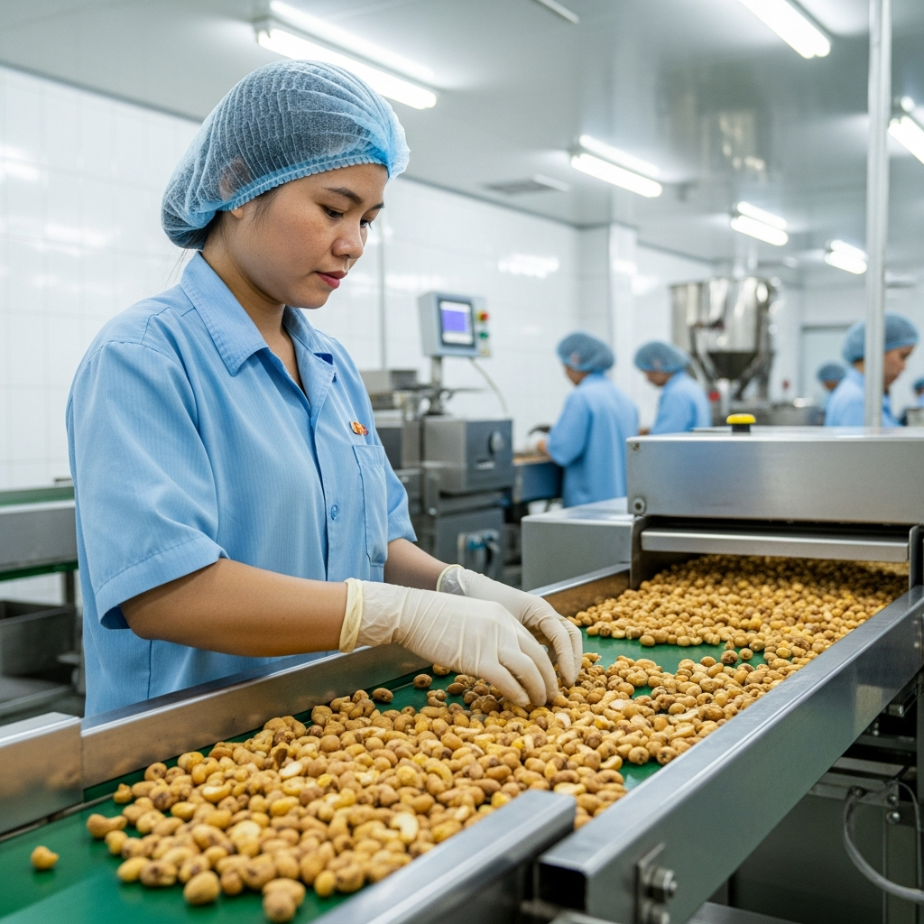 Quy trình chế biến đóng gói hiện đại