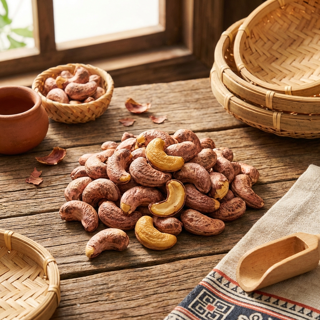 Hạt điều vỏ lụa Bình Phước - Giữ trọn hương vị nguyên bản